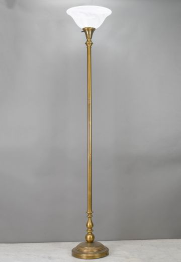 Antique Brass Torchiere