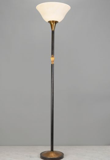 Black & Gold Torchiere