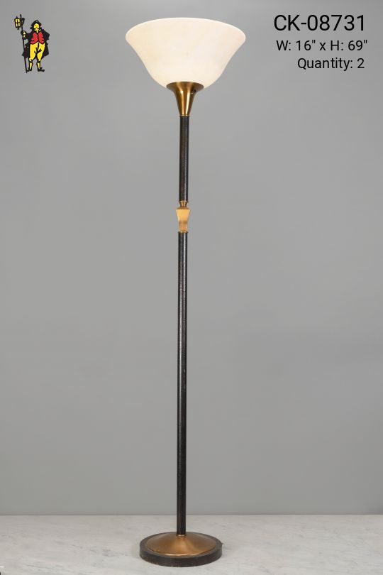 Black & Gold Torchiere