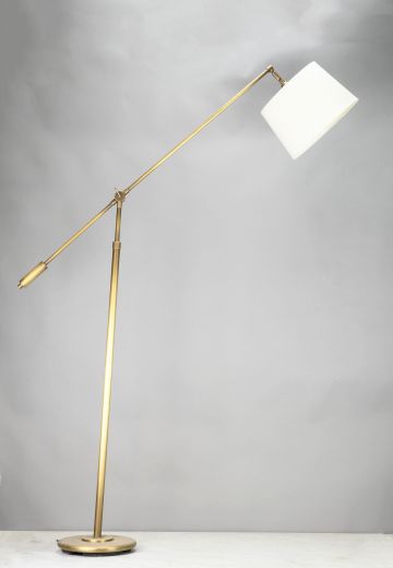 Adjustable Brass Floor Lamp
