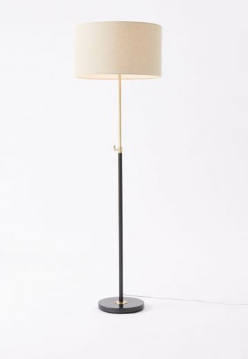 Black & Brass Adjustable Table Lamp