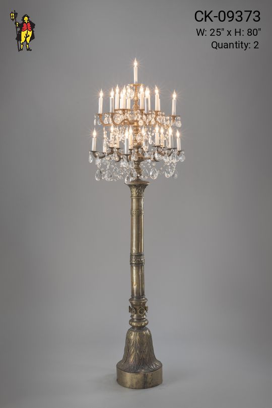 Twenty Five Light Standing Candelabra