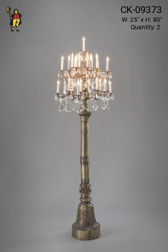 Twenty Five Light Standing Candelabra