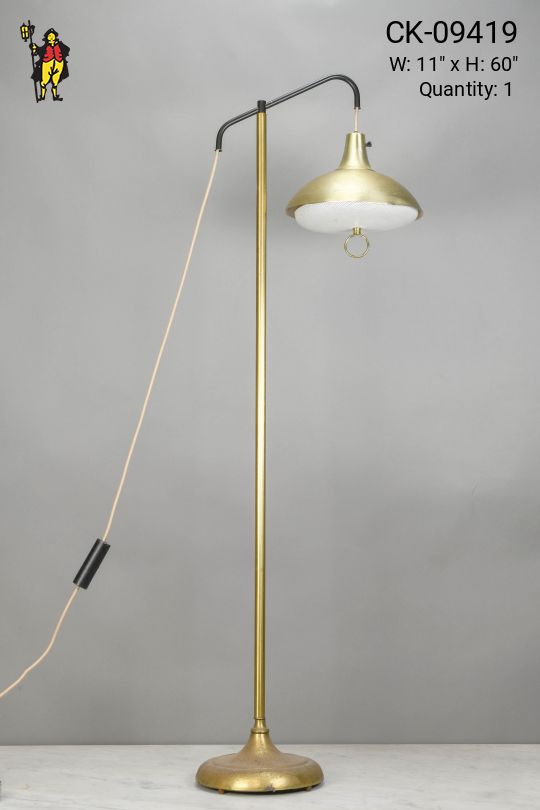 Brass Bridge Floor Lamp
