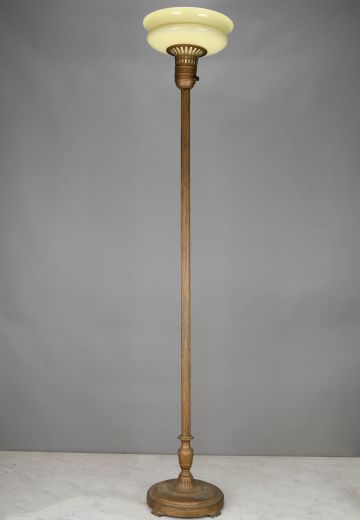 Brass Torchiere Floor Lamp