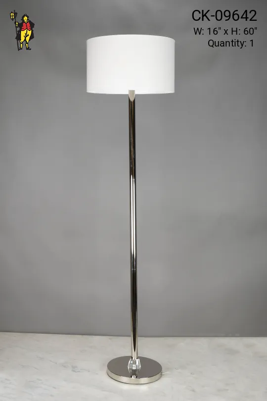 Modern Chrome Floor Lamp