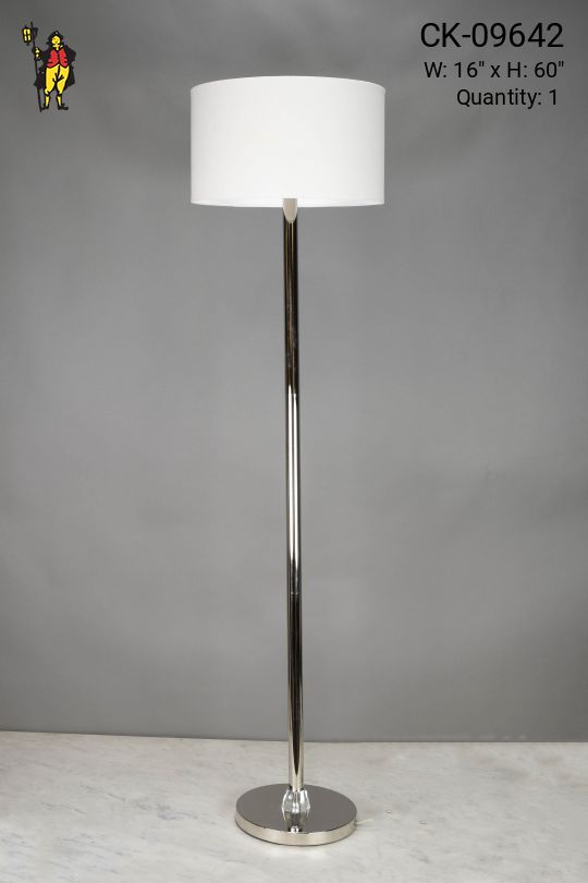 Modern Chrome Floor Lamp