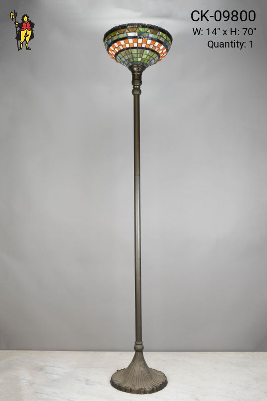 Art Glass Torchiere