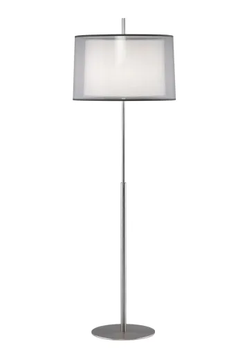 Stainless Steel Finish Modern Floor Lamp
