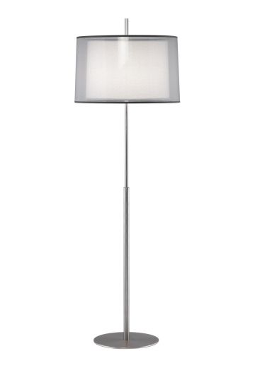 Stainless Steel Finish Modern Floor Lamp