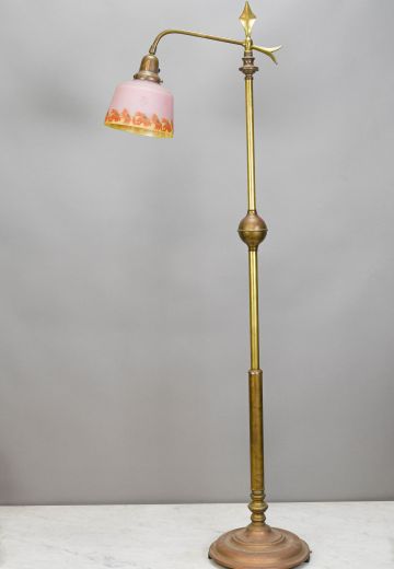Brass Bridge Floor Lamp