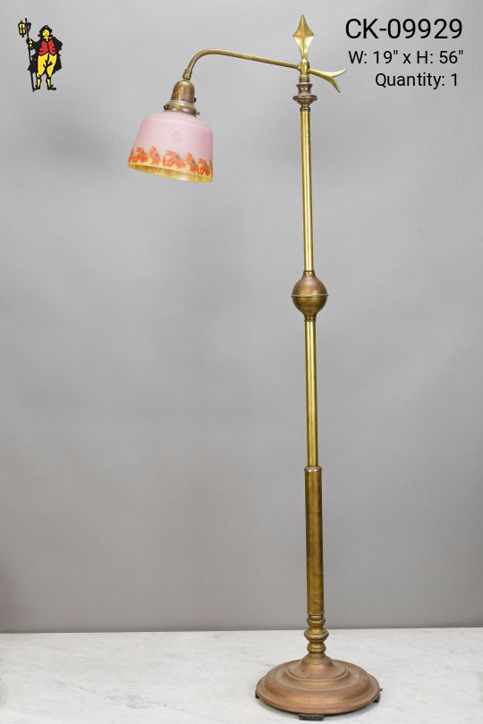 Brass Bridge Floor Lamp