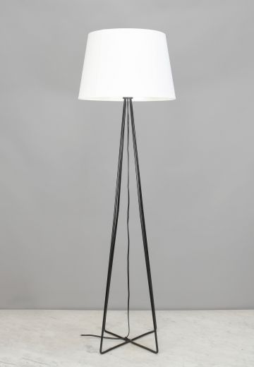 Black Wire Floor Lamp