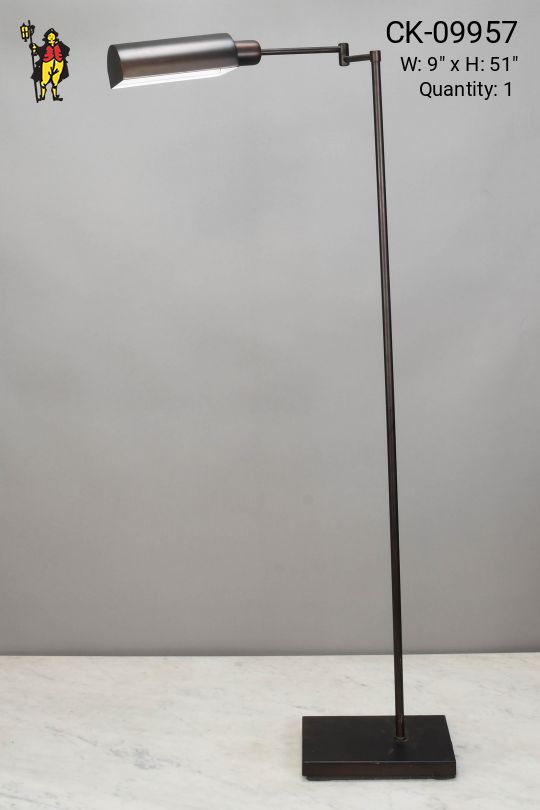 Bronze Swing Arm Floor Lamp