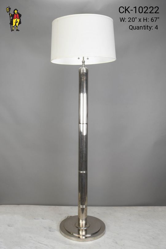 Modern Chrome Floor Lamp