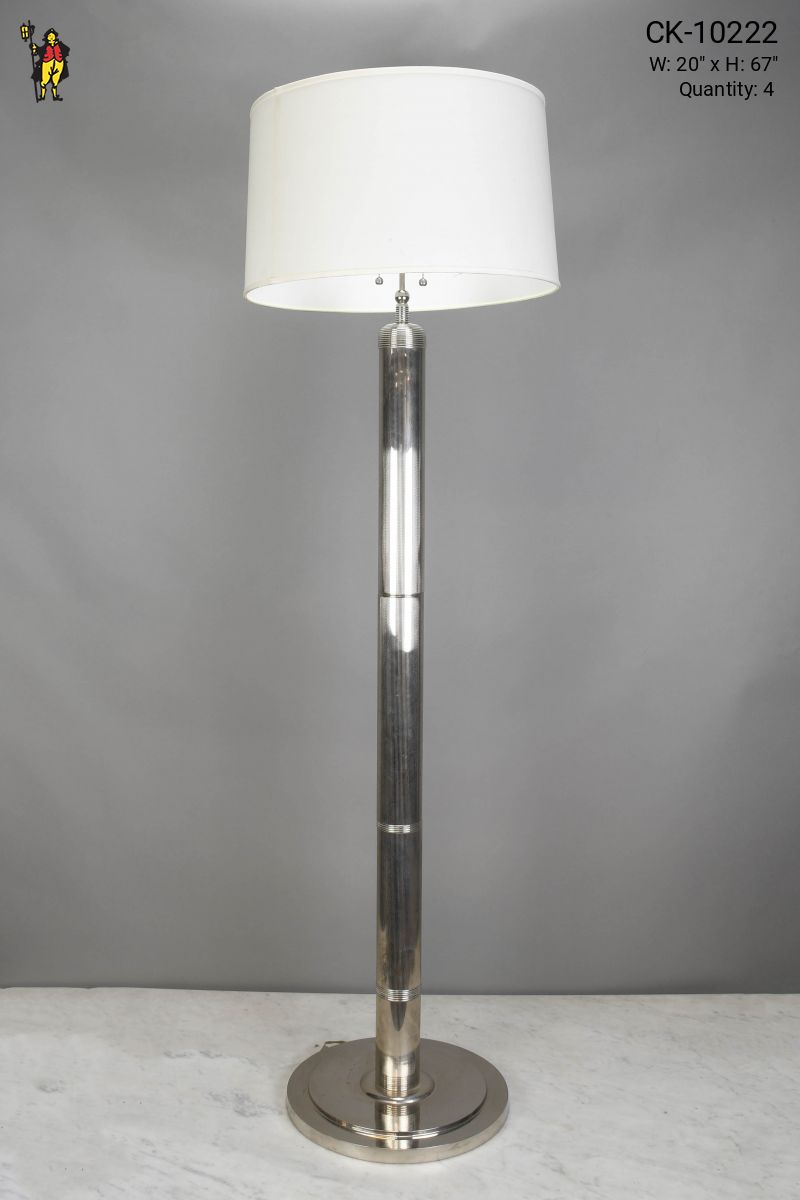 Modern Chrome Floor Lamp Floor Lamps Collection City Knickerbocker Lighting Rentals