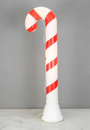 39" Plastic Light Up Candy Cane