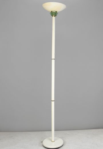 Post Modern Tall White Torchiere