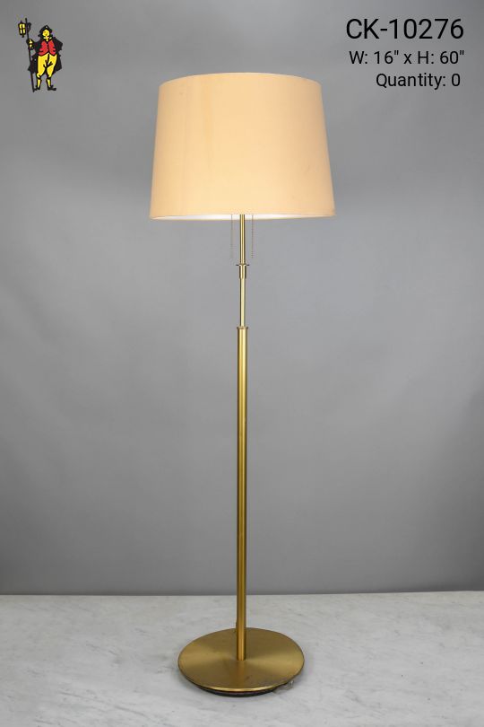 Brass Contemporary Floor Lamp
