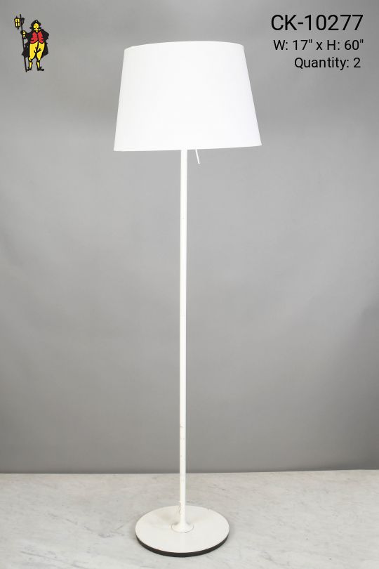 White Contemporary Floor Lamp