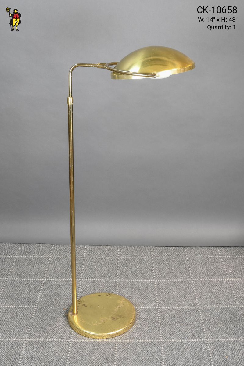 Mid century brass floor lamp cheap