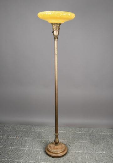 Traditional Brass Torchiere