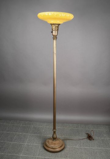 Traditional Brass Torchiere