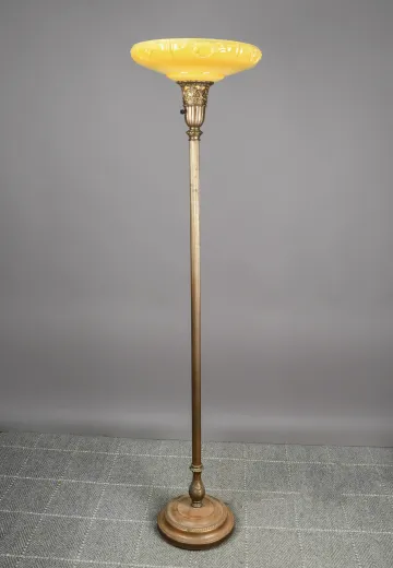 Traditional Brass Torchiere