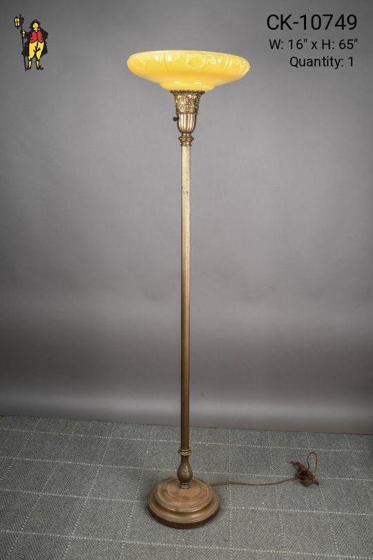 Traditional Brass Torchiere