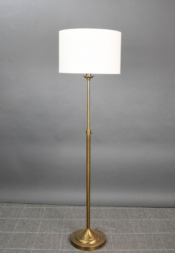 Adjustable Brass Stick Floor Lamp
