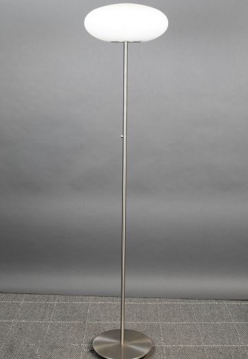Modern Glass Orb Shaded Floor Lamp