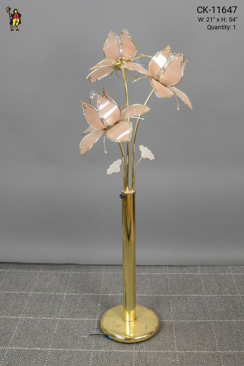 Flower lamp floor store