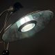 Green Rolling Vintage Medical Floor Lamp #1