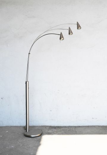 Modern Three Light Arch Floor Lamp