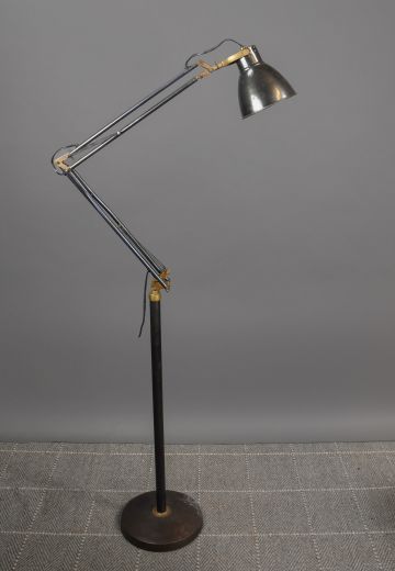 Adjustable Black Metal Floor Lamp