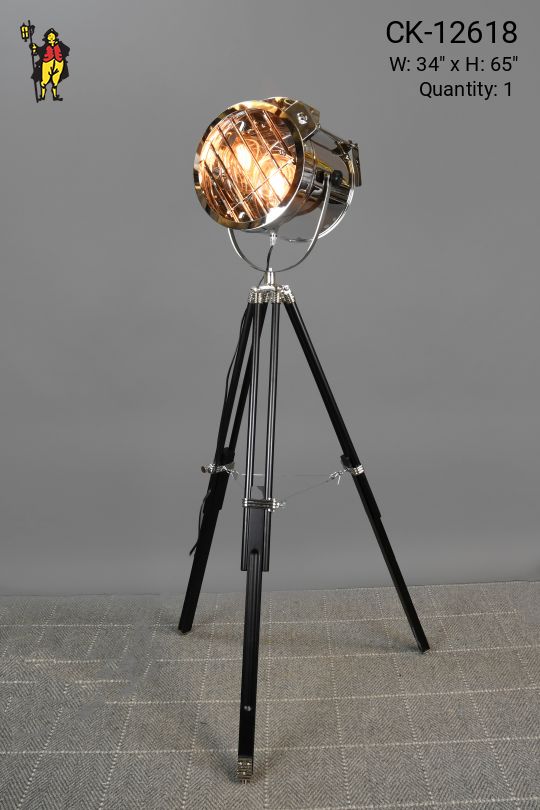 Theatrical Standing Spotlight (Adjustable Legs)