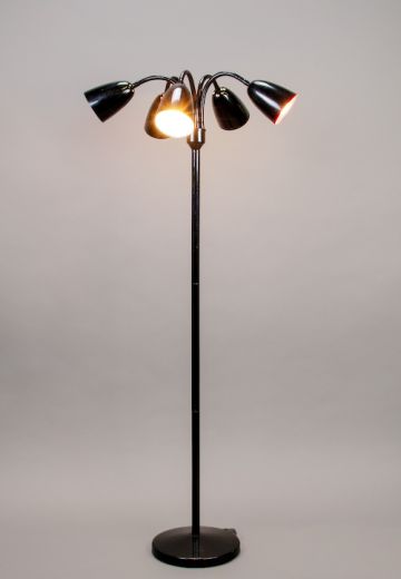 Five Light Contemporary Floor Lamp