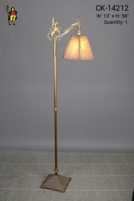 Mica Shaded Bridge Floor Lamp