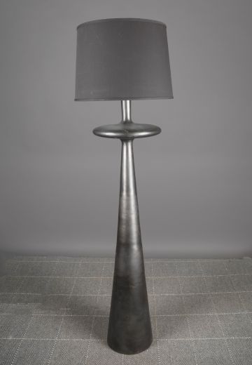 Black Oversize Ceramic Floor Lamp
