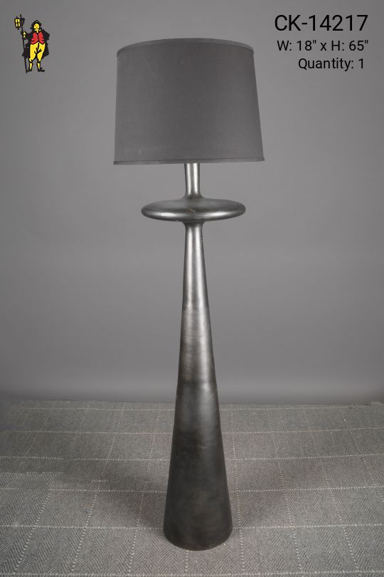 Black Oversize Metal Floor Lamp