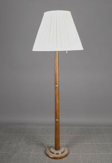 Wooden Danish Floor Lamp