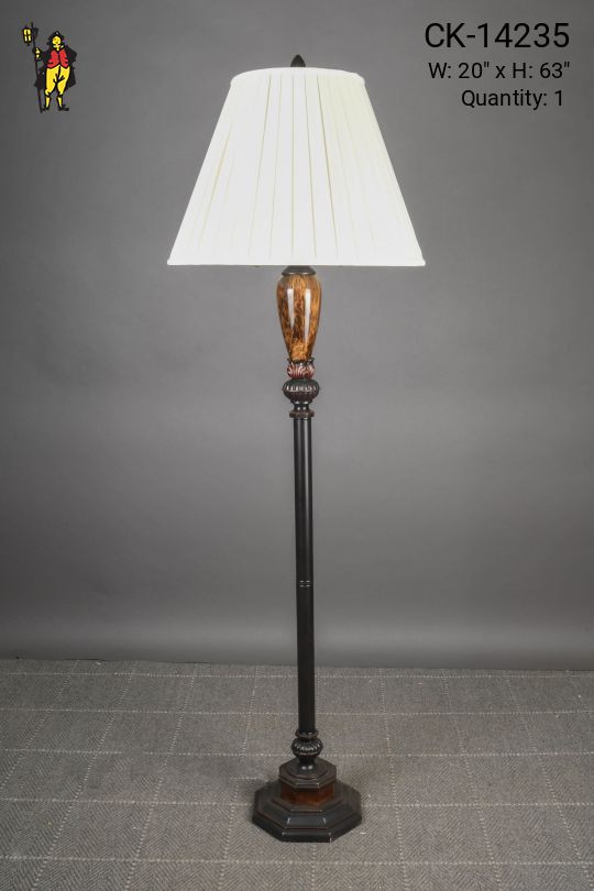 Simple Bronze Floor Lamp