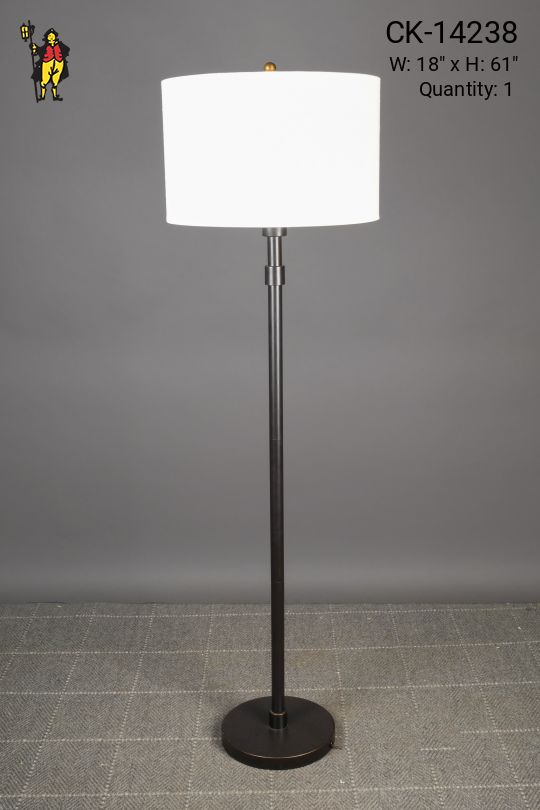 Simple Bronze Floor Lamp