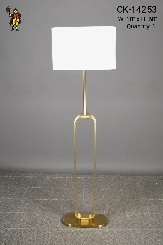 Modern Brass Floor Lamp