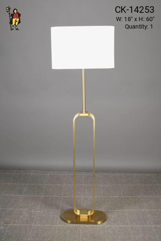 Modern Brass Floor Lamp