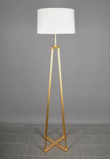 Brass Oversize Four Leg Floor Lamp