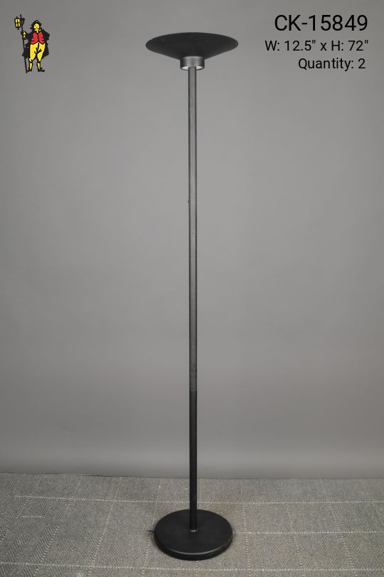 *LED* Tall Black Torchiere
