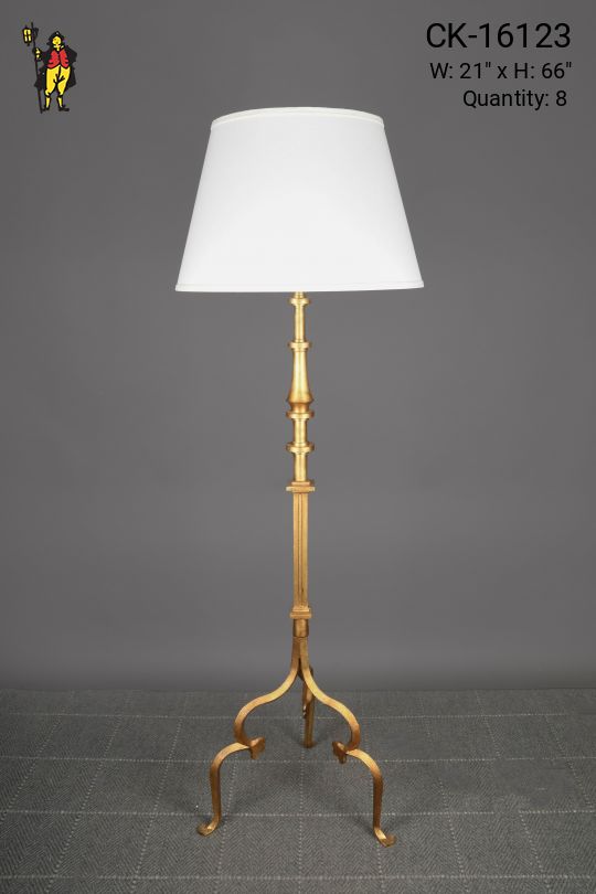 Traditional Three Legged Floor Lamp