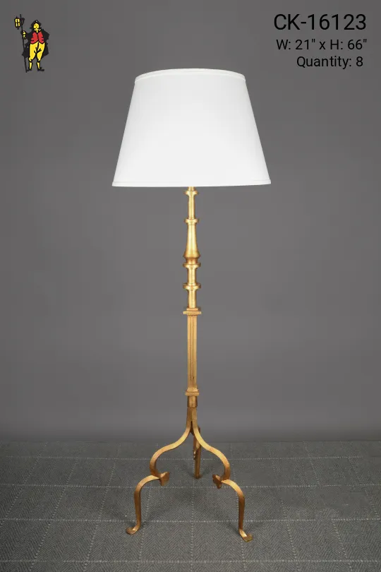 Traditional Three Legged Floor Lamp