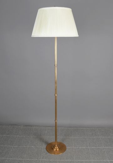 Simple Brass Pole Floor Lamp